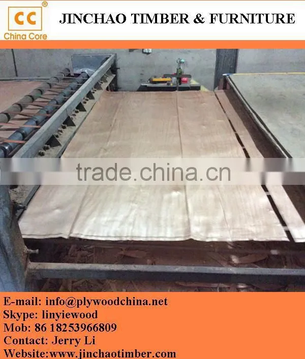 wood veneer used for plywood/engineered wood veneer/PLB veneer