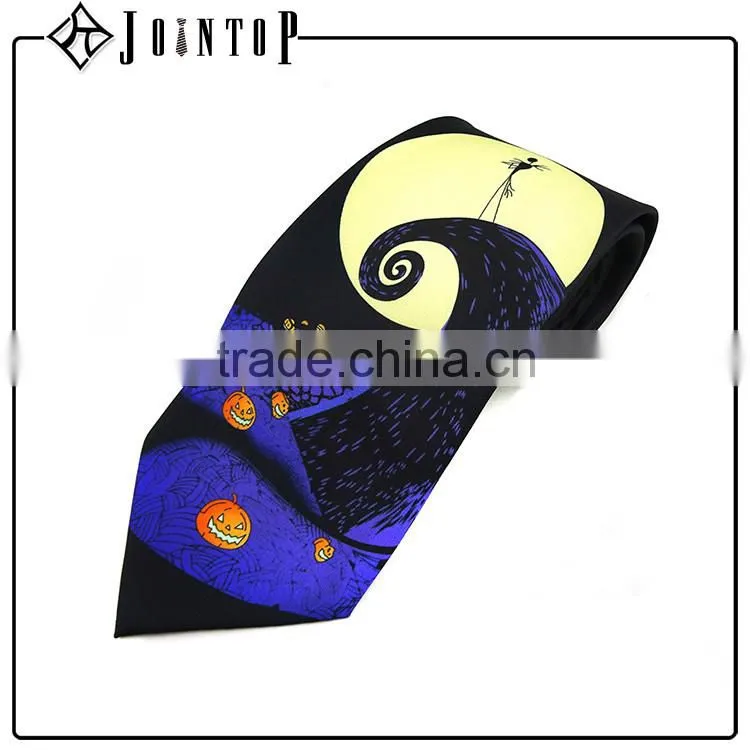 Good quality crazy selling necktie , halloween suit and tie