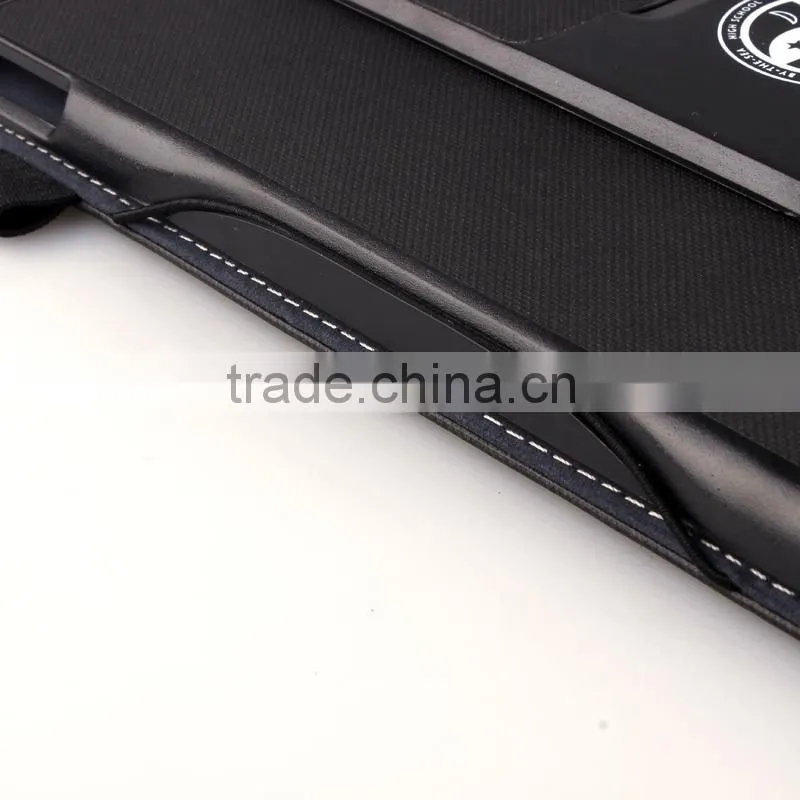 Oblique fabric rotating shape gear leather case for iPad Air