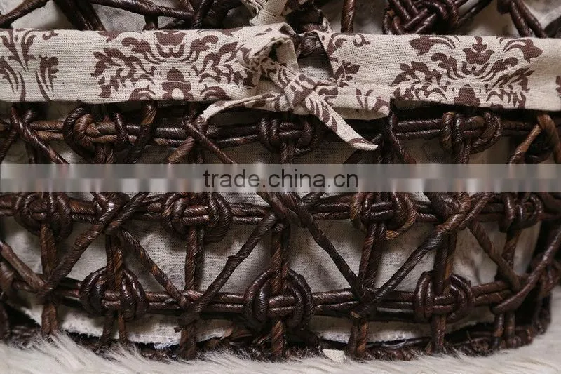 7 hand woven - pastoral style - straw - Storage Basket - Storage Basket - water basket - sundry basket - woven baskets
