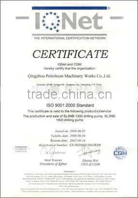 SL3NB 1600 slurry pump for drilling rig