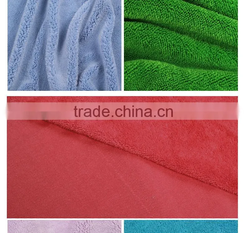 China top design high quality soft coral fleece fabric for floor cleaning,Mophead cloth chinese factory direct supply