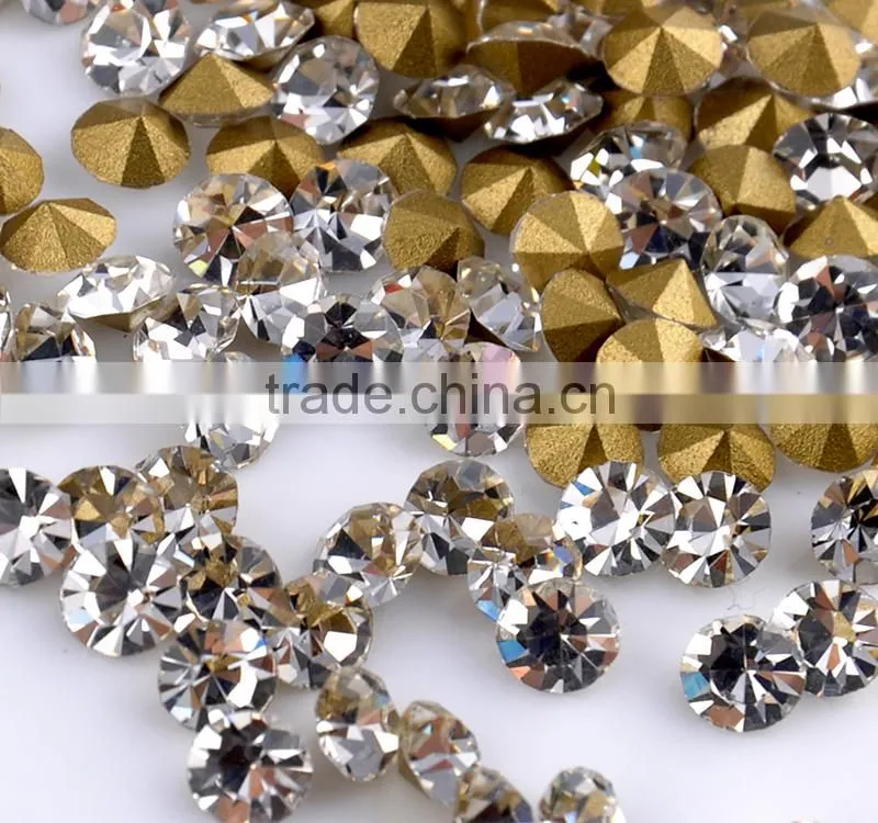 2016 FACTORY SALE! New Arrival Fashion Design china hot selling pointback rhinestones