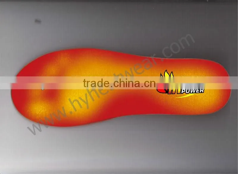 rechargeable battery heated insole