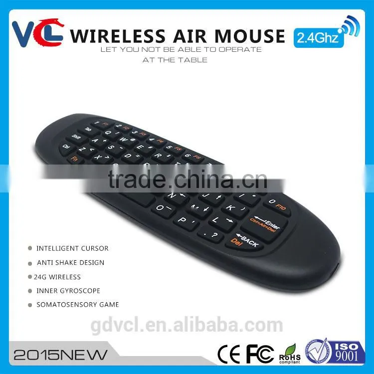 Flying Air Mouse Remote Control 2.4G Wireless Keyboards 2.4G air mouse
