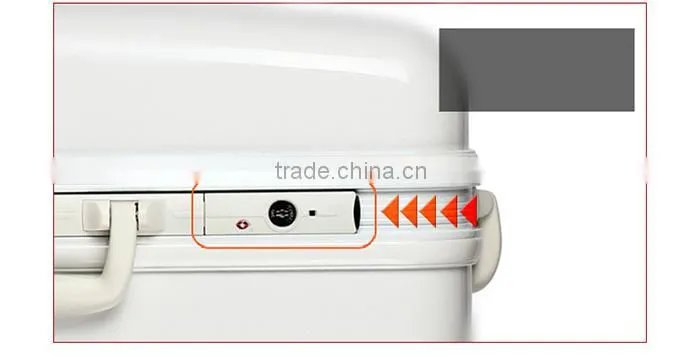 ABS travel trolley luggage bag PC travel trolley luggage case