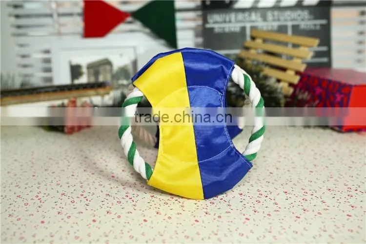 plush pet toy dog frisbee