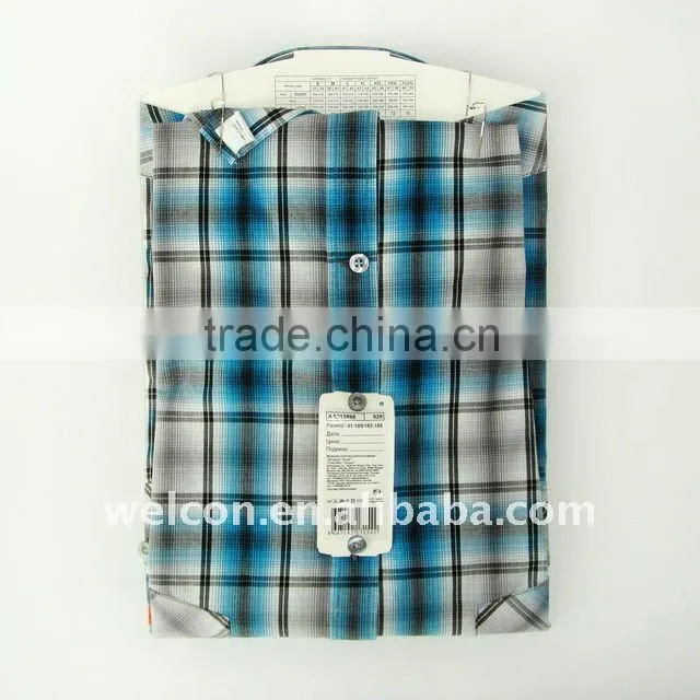 new OEM men's casual classic violet check 100% cotton business shirt