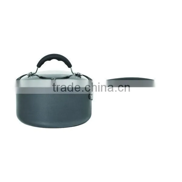 Mini Ceramic fry pan with slicone coated handle XJ-12605