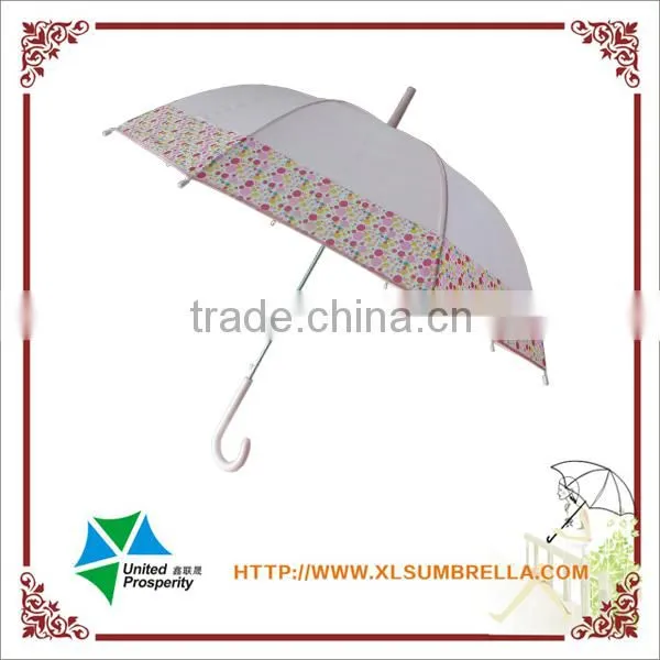 21" recycled poe fabric automatic kids umbrella