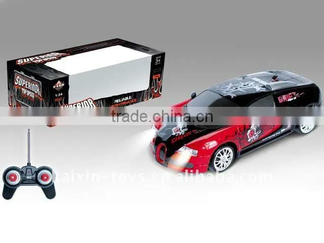 1078097 4 Function 1 24 Scale RC Car with light