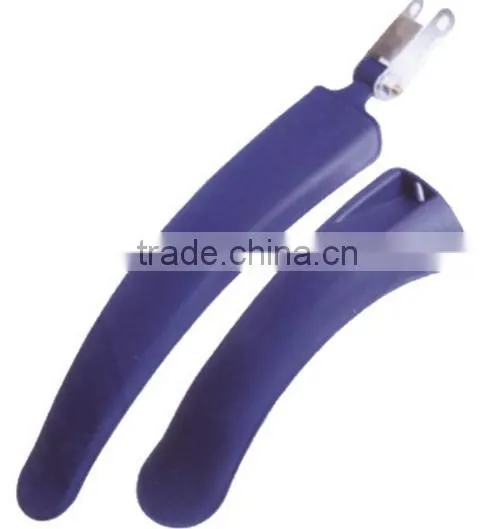 good quality low price durable plastic bicycle mudguards fashionable colorful blue bicycle mudguards