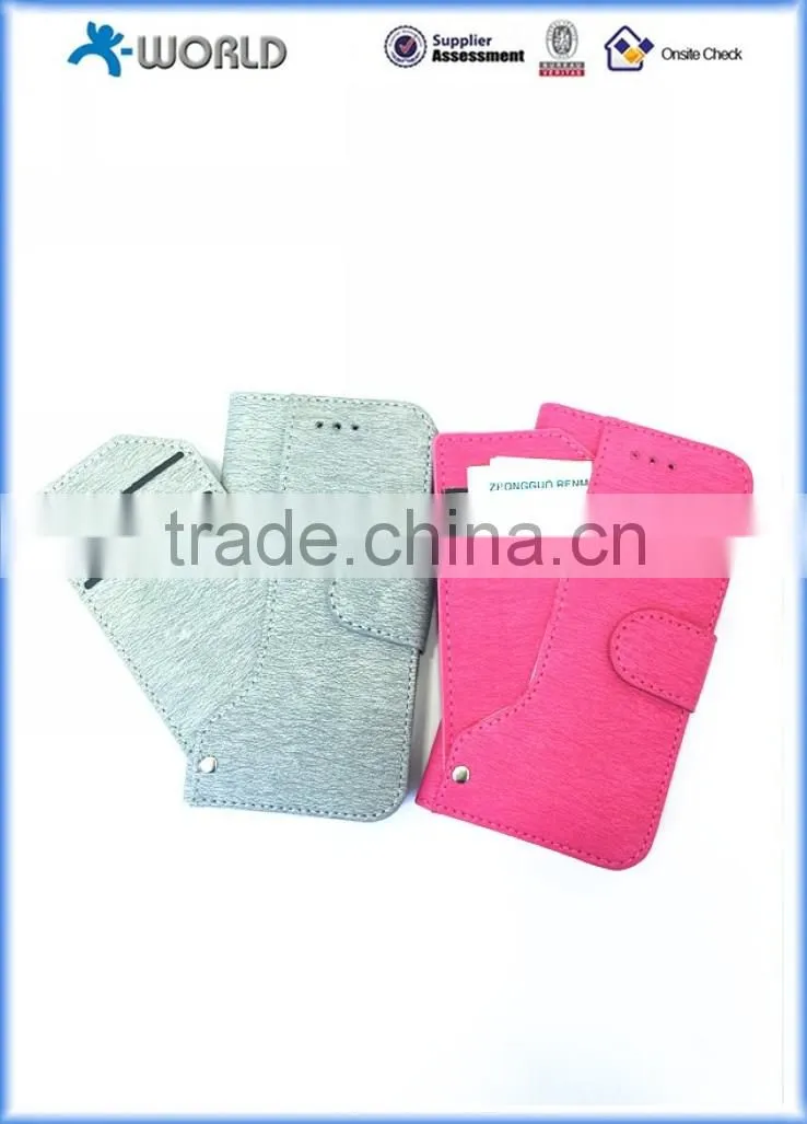 Free access Card Holder stand wallet cover leather case for iphone 6