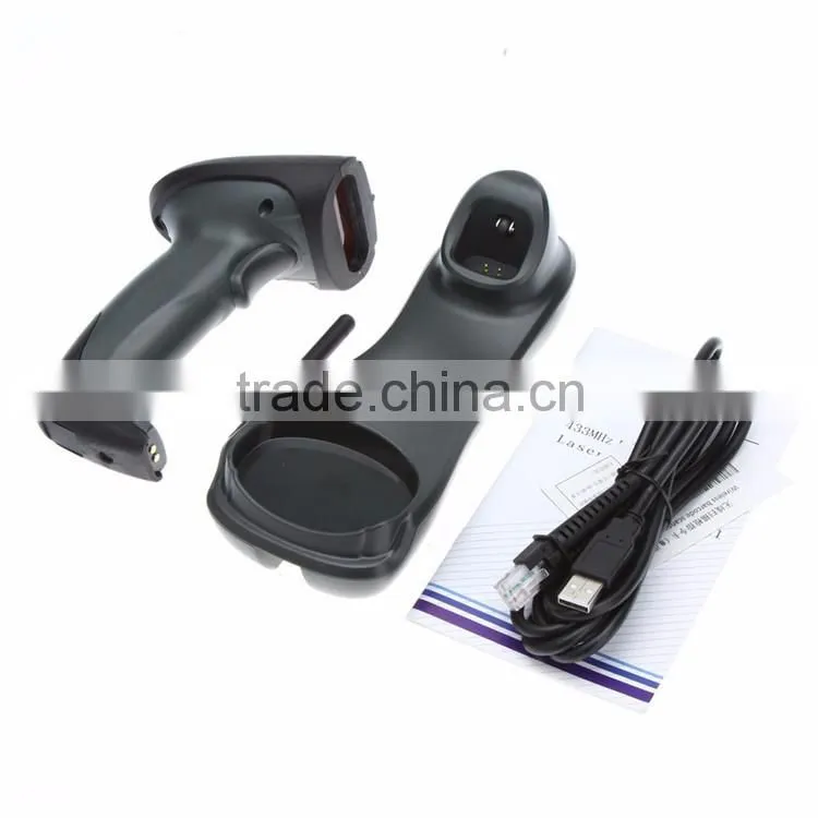 500m distance Portable Mini Wireless Barcode Scanner For Supermaket Shop