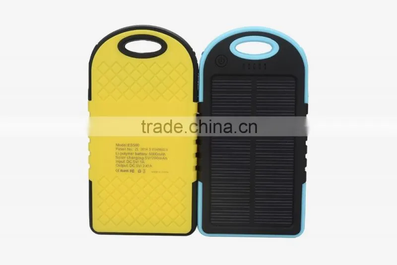 Hot Sell portable Solar power bank Charger for smart phone
