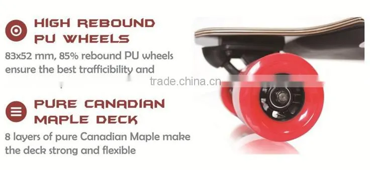 Low pirce high performance E-go motor powered electric skateboard