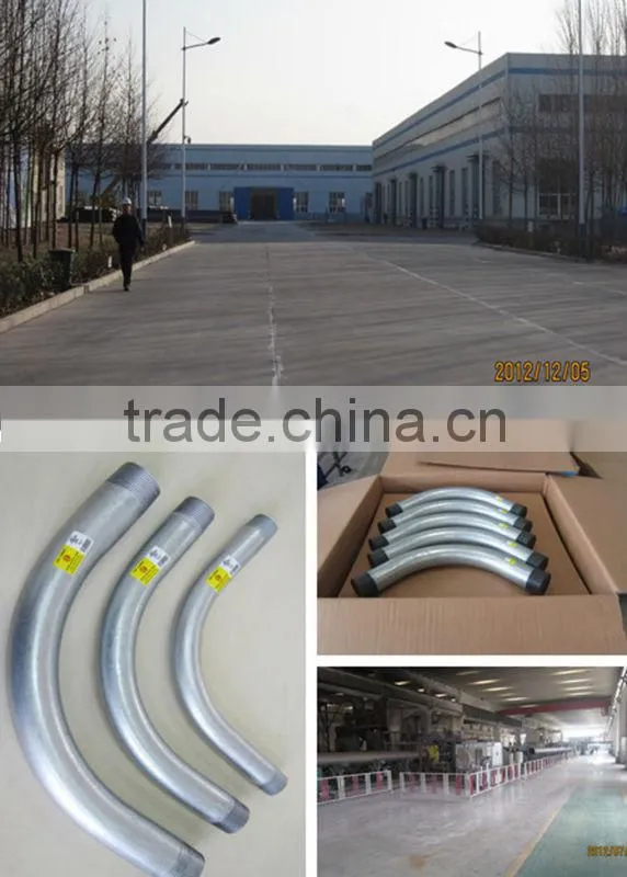 hot dip galvanized rigid elbow