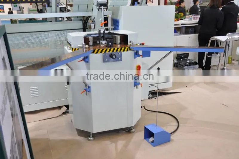 PVC profile cnc control Double Mitre Cutting Saw/upvc window frame cutting machine/PVC profile cutting machine