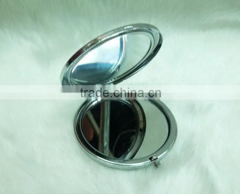 Custom butterfly sticker makeup mirror/professional makeup mirror with epoxy sticker