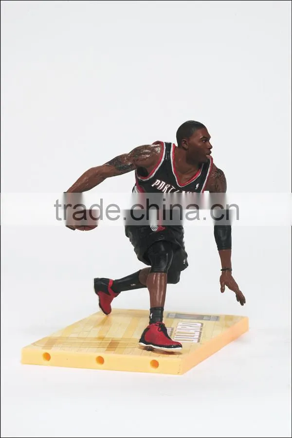 PVC 1:6 NBA stars action figure plastic 1:6 NBA stars OEM 1:6 articulated figurine