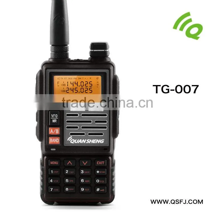 Cheap 136-174/400-480MHz Dual Band DTMF CTCSS DCS FM Mobile Radio TG-007