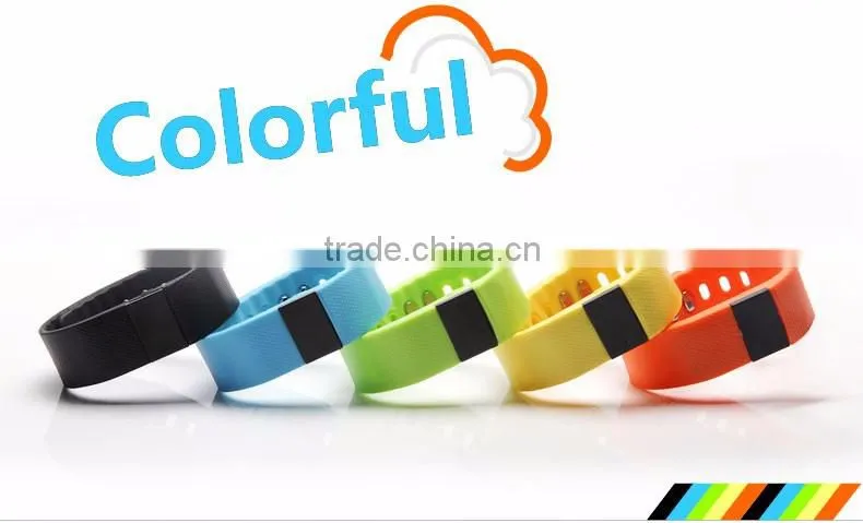 New BLE 4.0 IOS Android software TI chipset TW64 custom sport fitness bracelet