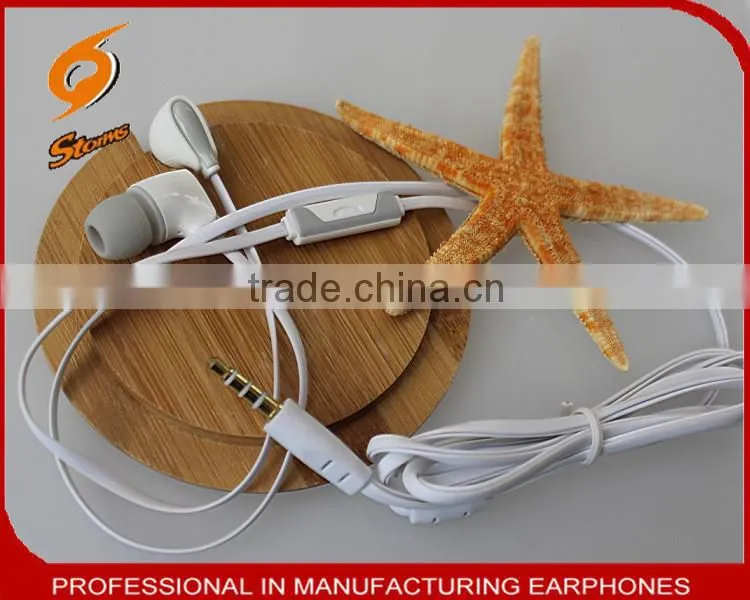 Promotional earbuds ,Flat Cable Earphone.Earphones China Wholesale
