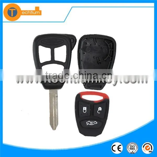 high quality 3 button without battery clamp holder remote key blank case shell cover for Chrysler