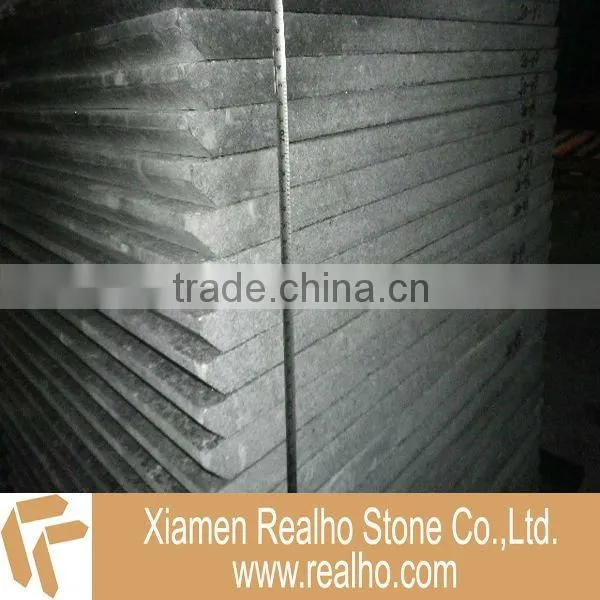 Exfoliated/Flamed G684 Midnight granite