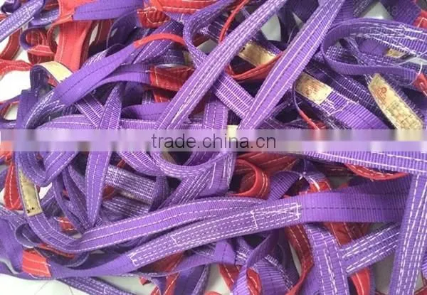 10 ton web sling/polyester sling/flat webbing sling