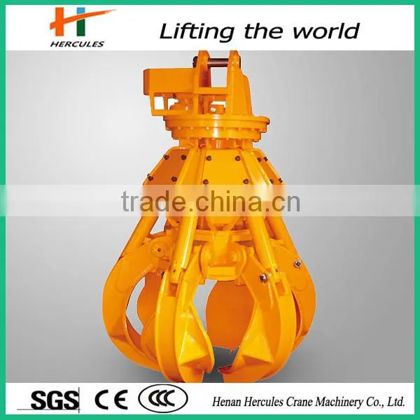 Hydraulic Orange Peel Rotating Grapple With 5 Teethes