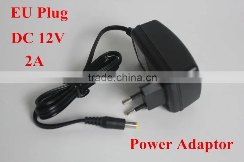 2016 Hot Sale Security EU Plug 2A DC12V Switching Adapter use for CCTV Camera Monitor Product Cheapest