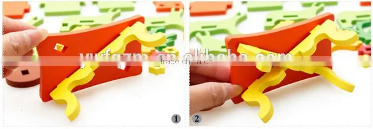 2016 hot design colorful wooden drawing room jigsaw puzzle for kids