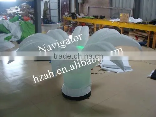 Big led inflatable flower for decoration