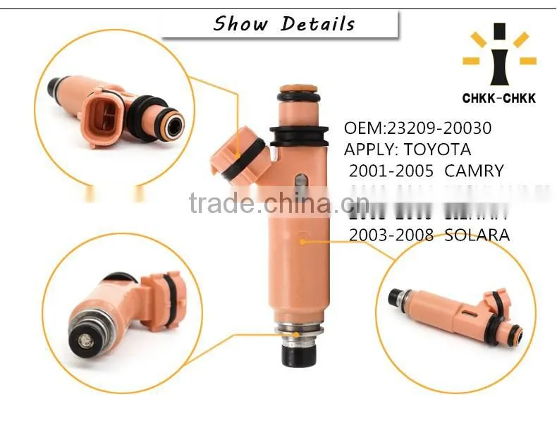 Denso Flow Matched Fuel Injector Set for Toyota-Lexus 3.0/3.3 23250-20030 (6)