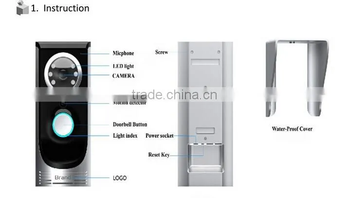 doorbell camera wifi wireless doorbell for the deaf