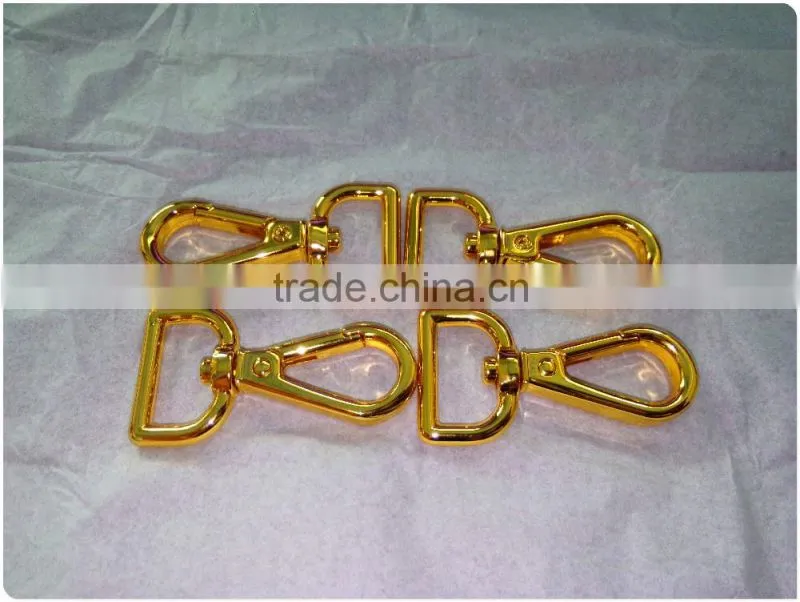 Key chain parts plating gold key rings hardware