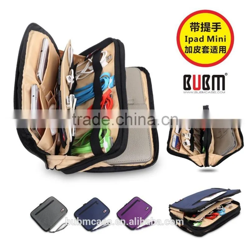 Grey 7.9 inch Tablet Case for Notebook Tablet Sleeve Pouch Portable Electronics Accessories Organizer