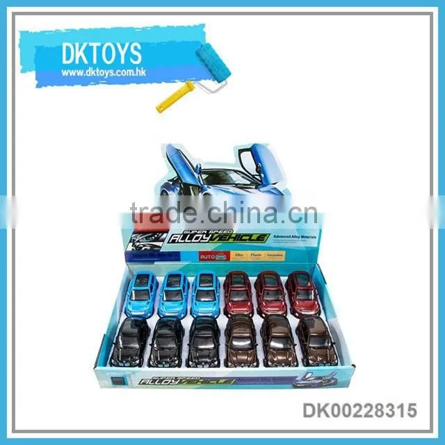 Cool design 1:36 pull back open door diecast racing car with IC