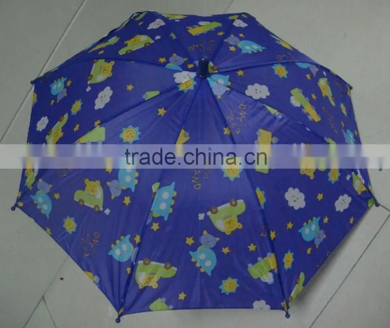 15inch promotional wholesale children umbrella with full printing