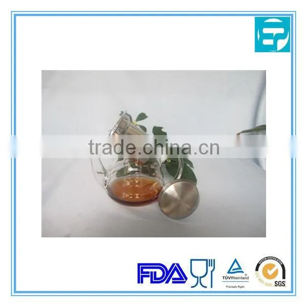 350ml borosilicate glass teapot with infuser