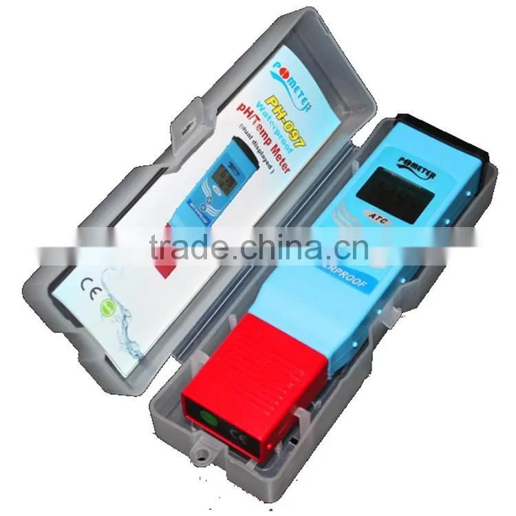 KL-097 advanced handheld Waterproof sale ph meter /Temperature Meter