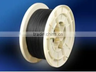 single core black PMMA plastic fiber optic cable for communication