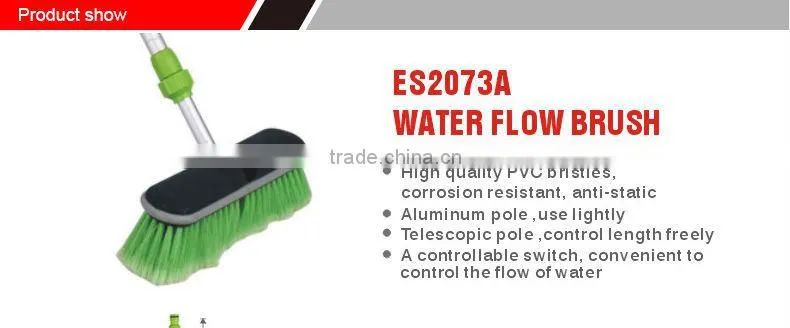 China BSCI telescopic water flow through brush