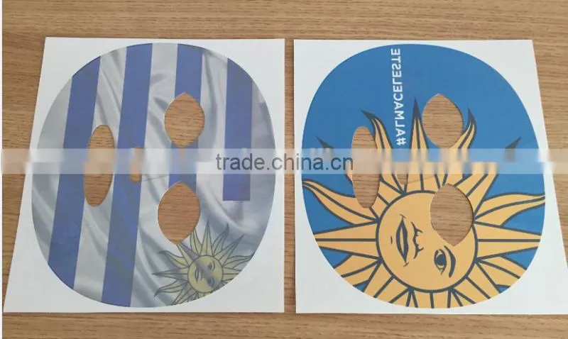 promotion sporting full face peel away kids mask tattoos