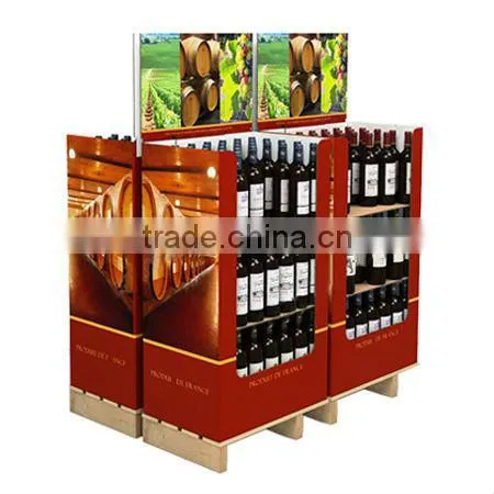 AEP 2013 new style Pallet paper display for products promotion
