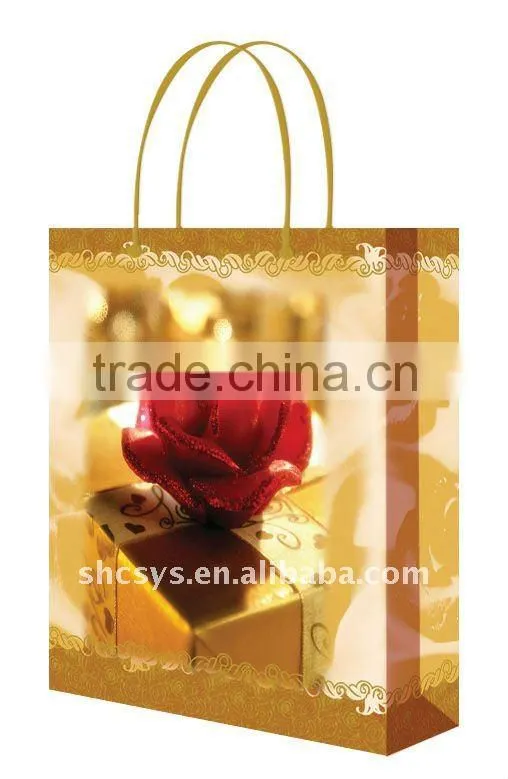 Color paper shopping bag