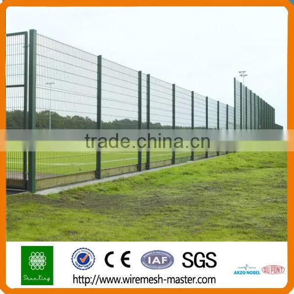 PVC COATED double wire mesh fence