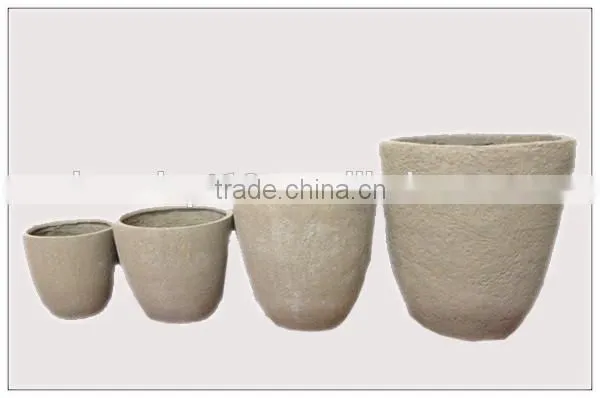 garden decoration polystone plant pot, garden flower pot