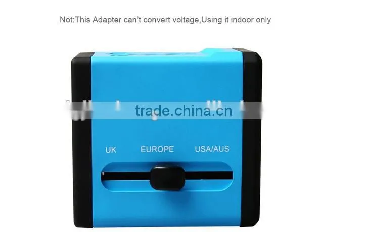 Promotional International power travel adaptor with usb port Electric travel adapter